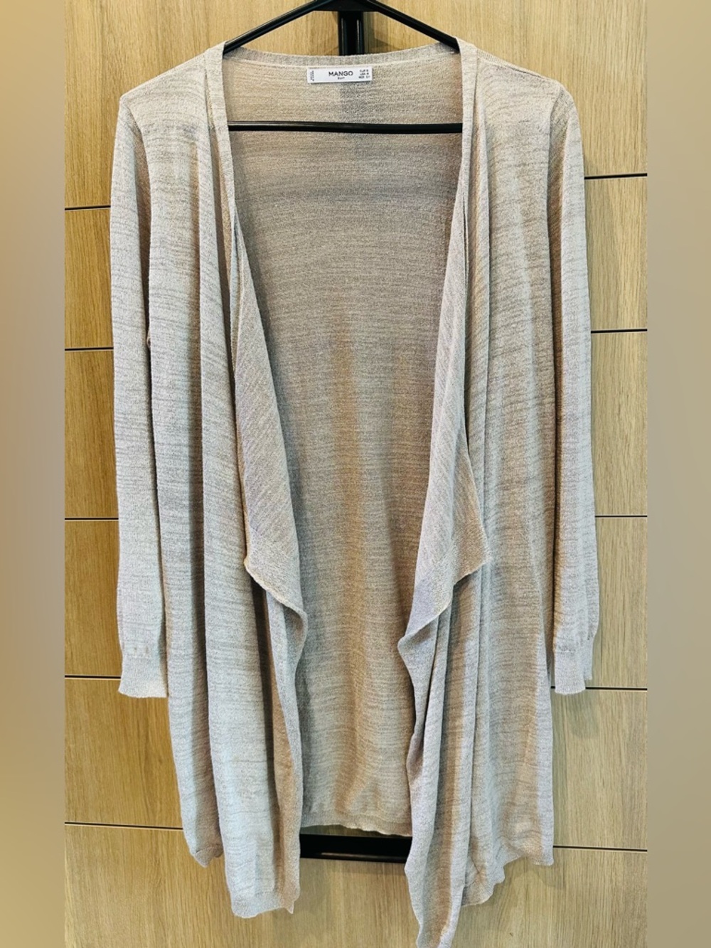 Mango Draped Waterfall Cardigan (Size S)